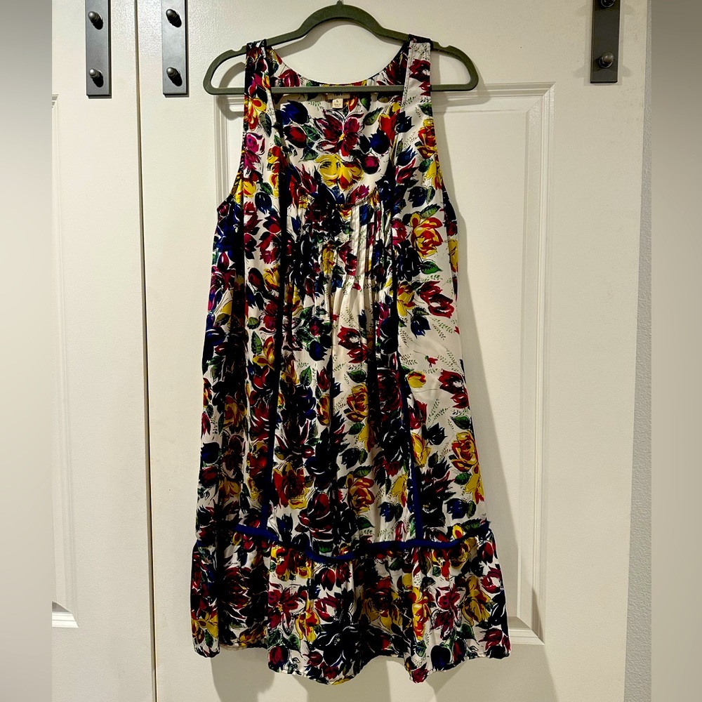 Anthropologie Floral Mini Dress